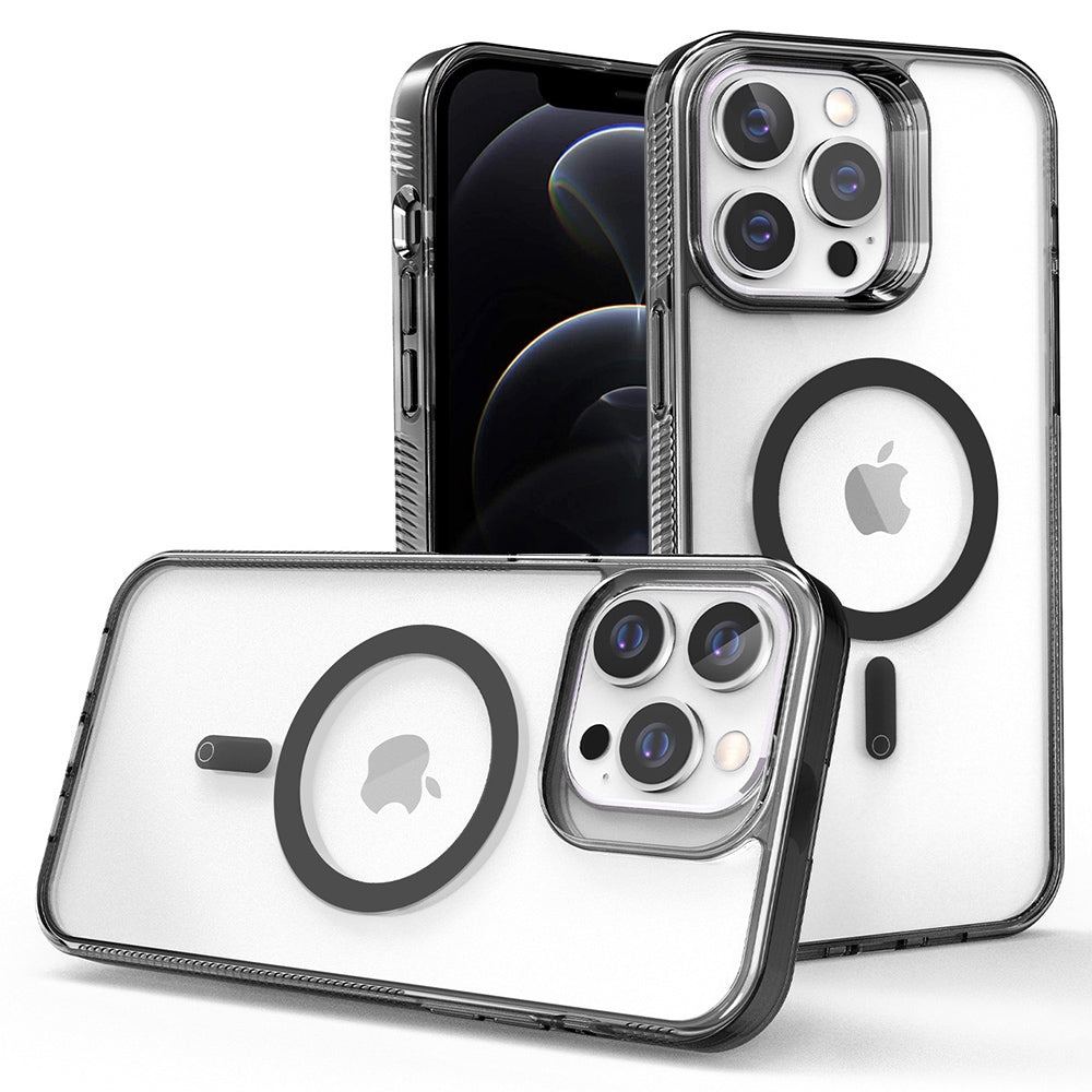 G Style magnetisk etui til iPhone 12/12 Pro Gennemsigtig TPU akryl telefoncover kompatibel med MagSafe G Style magnetisk etui til iPhone 12/12 Pro Gennemsigtig TPU akryl telefoncover kompatibel med MagSafe